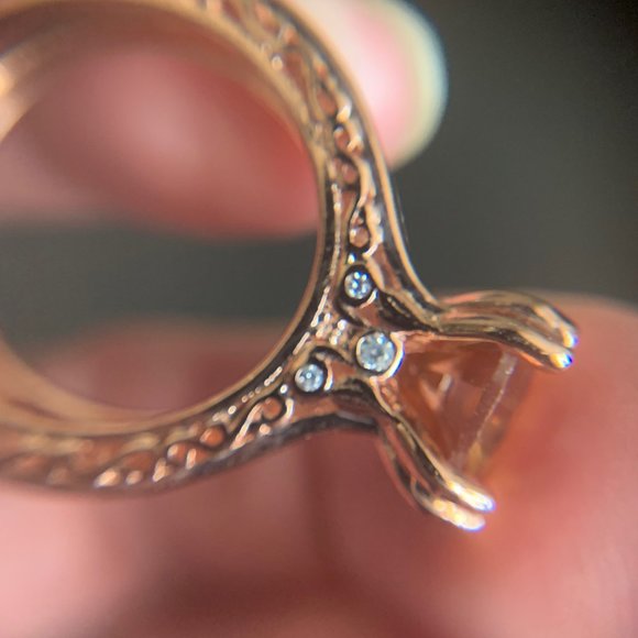 Rose Gold Cocktail Ring - Picture 5 of 7